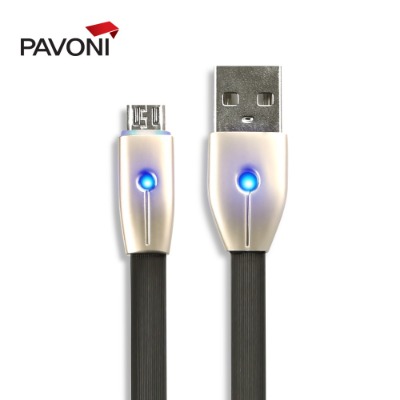 파보니 차량용 LED 마이크로 5핀 / USB 메탈 케이블