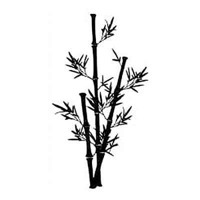 인테리어 시트지 필름 스티커 대나무 (블랙) (100cmX48cm)